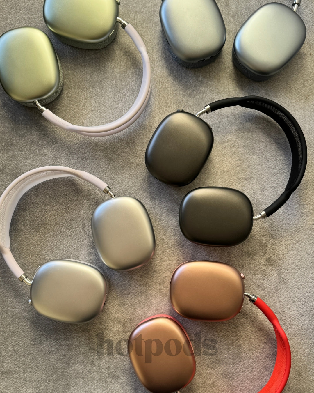 Hotpods Max (Noise Control + Popup Sensor) Red