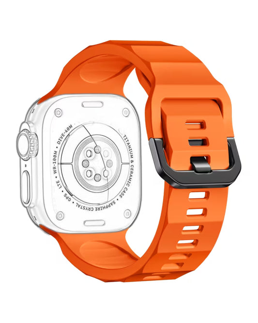 Zig zag Band (Orange) 42mm to 49mm