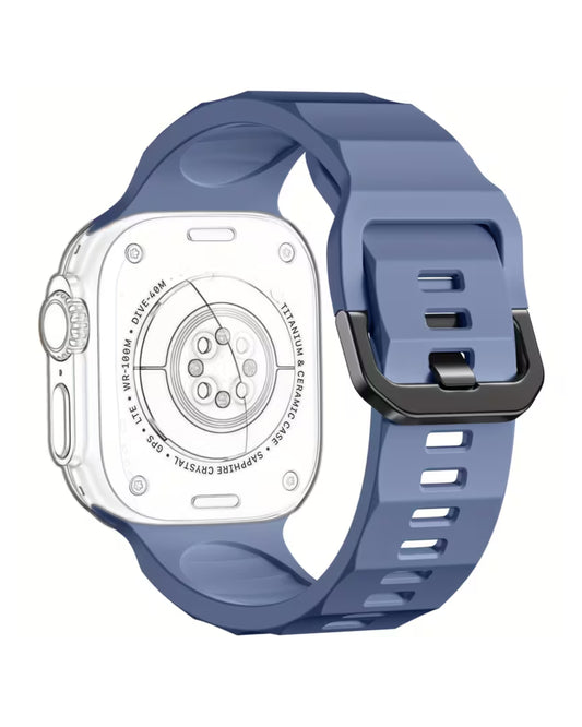 Zig Zag Band (Matte Blue) 42mm to 49mm