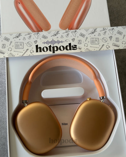 Hotpods Max (Noise Control + Popup Sensor) Orange