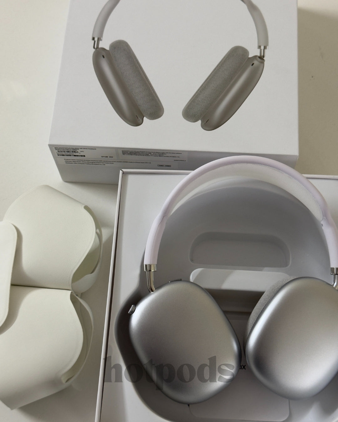 Hotpods Max (Noise Control + Popup Sensor) Silver