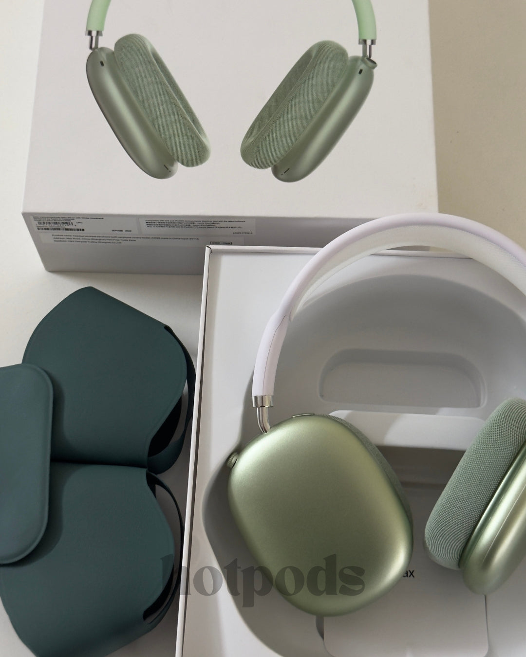 Hotpods Max (Noise Control + Popup Sensor) Green
