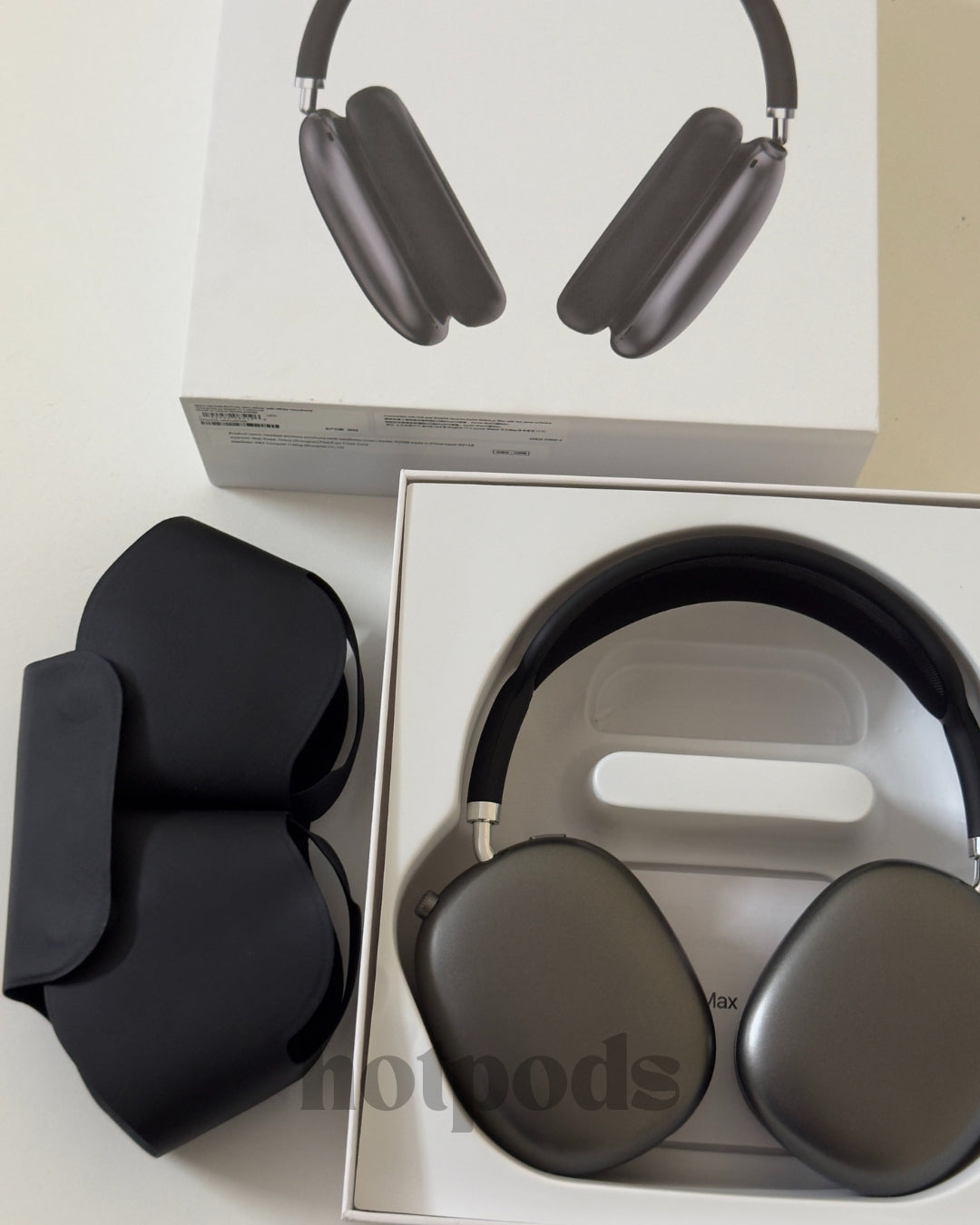 Hotpods Max (Noise Control + Popup Sensor) Black