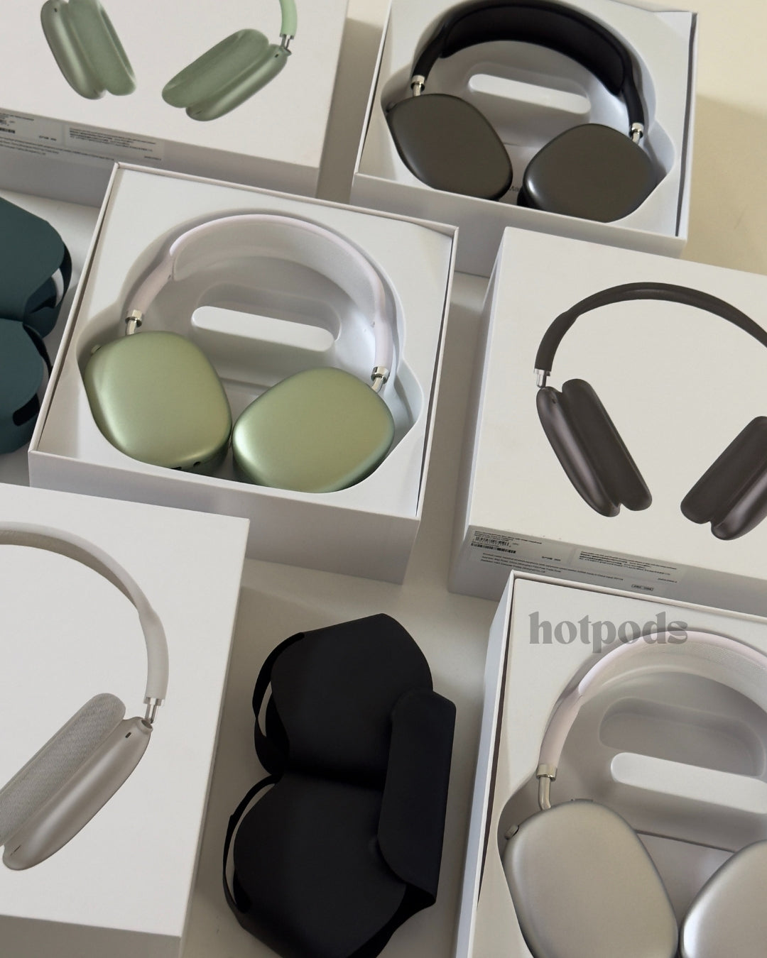 Hotpods Max (Noise Control + Popup Sensor) Black