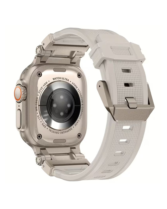 Solid Silicone Watch Band  42mm to 49mm