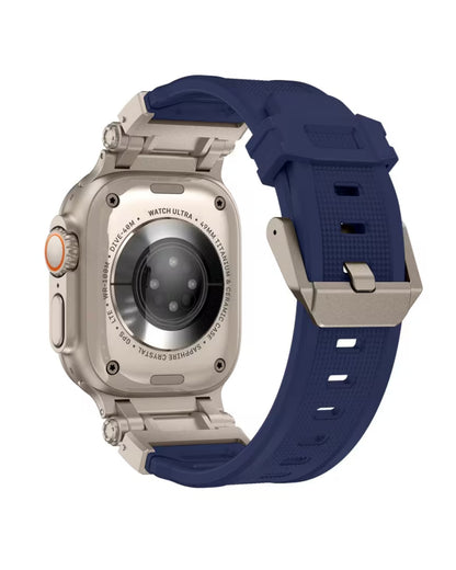 Solid Silicone Watch Band  42mm to 49mm