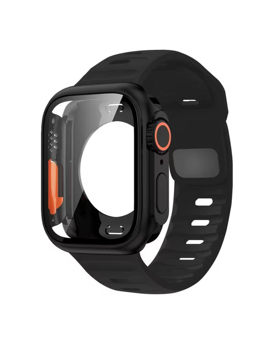 Silicon Sport Band (Black) 42mm to 49mm