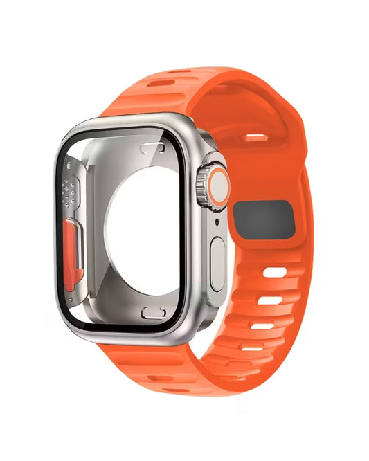 Silicon Sport Band (Orange) 42mm to 49mm