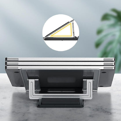 Slim Aluminum Alloy & Metal Foldable Laptop & Tablet Stand
