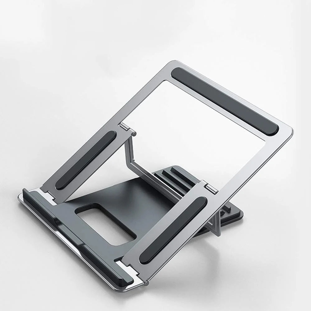 Slim Aluminum Alloy & Metal Foldable Laptop & Tablet Stand